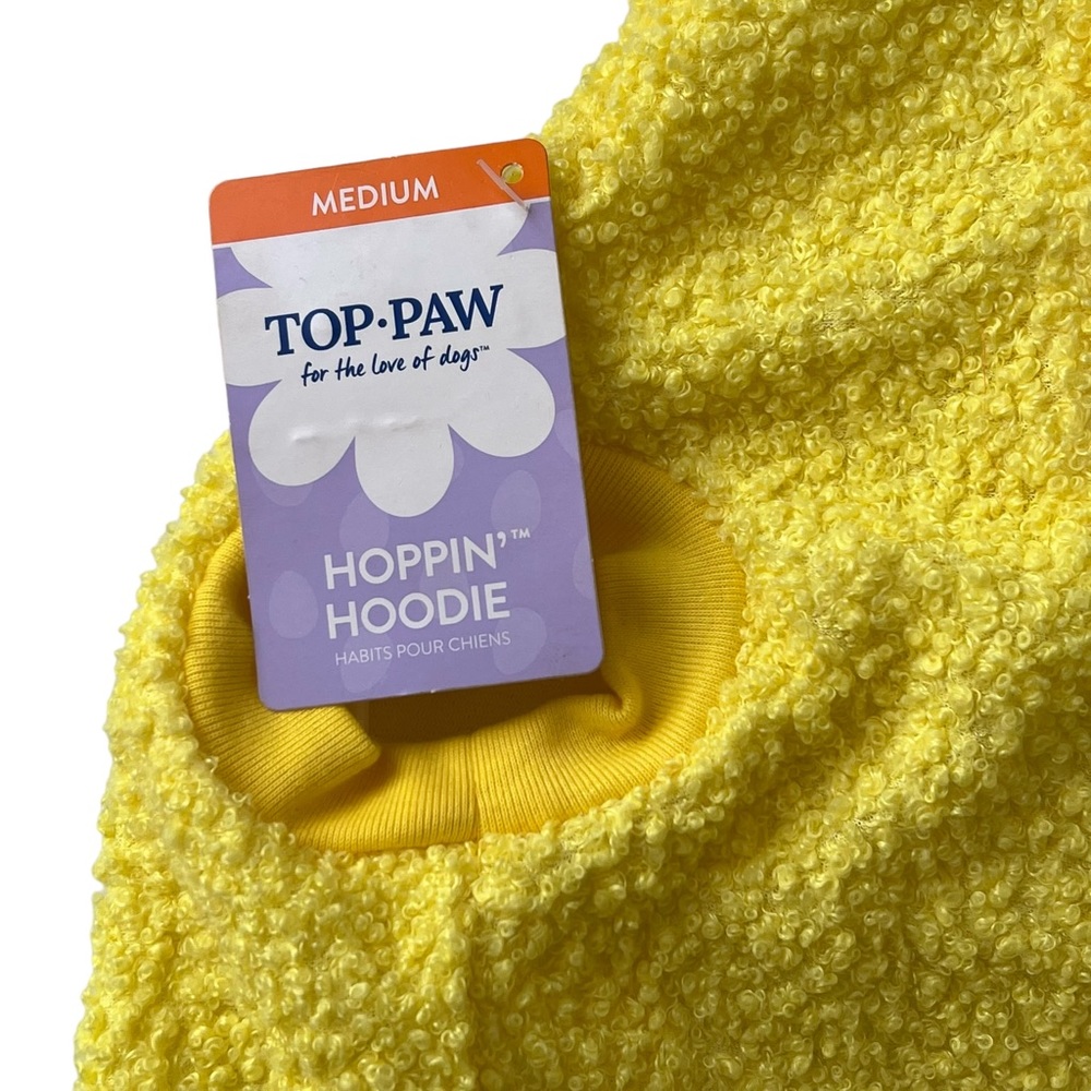 🌟NWT🌟 Top Paw Hoppin’ Easter Chick Pet Hoodie - Size Medium - Picture 7 of 10